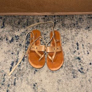 Brown sandals